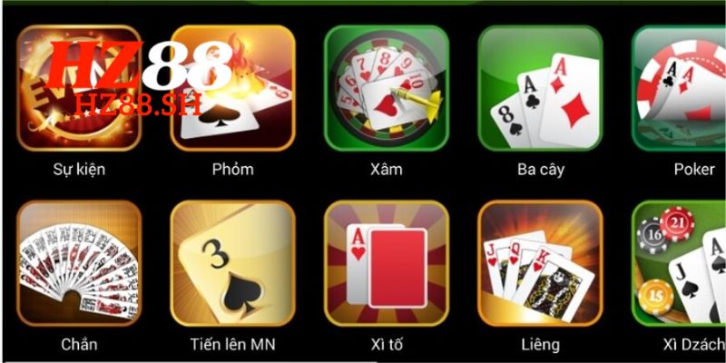 Game Bài HZ88 – Trải Nghiệm Đỉnh Cao Dành Cho Người Chơi 2 Chiến lược và mẹo chơi hay giúp người chơi dễ thắng lớn